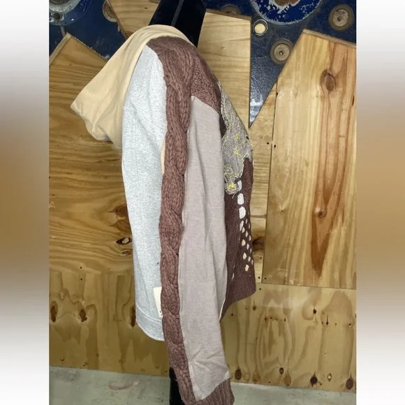 Vintage MICHIKO KOSHINO Hooded Bomber Size Md. - Picture 5 of 9